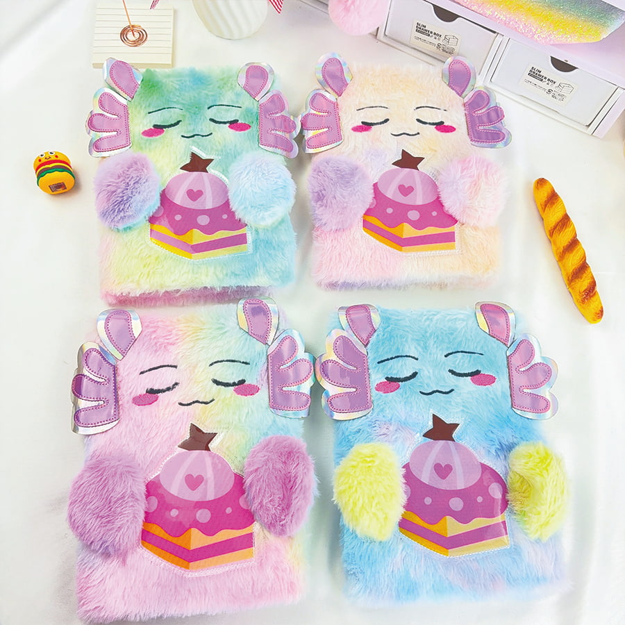 Λούτρινο σημειωματάριο A5 Cute Monster Diary