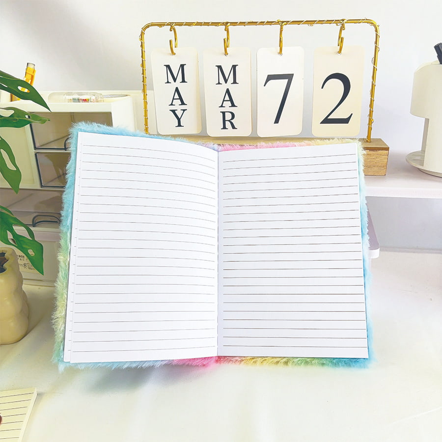 Βελούδινο σημειωματάριο A5 Cute Cat Diary