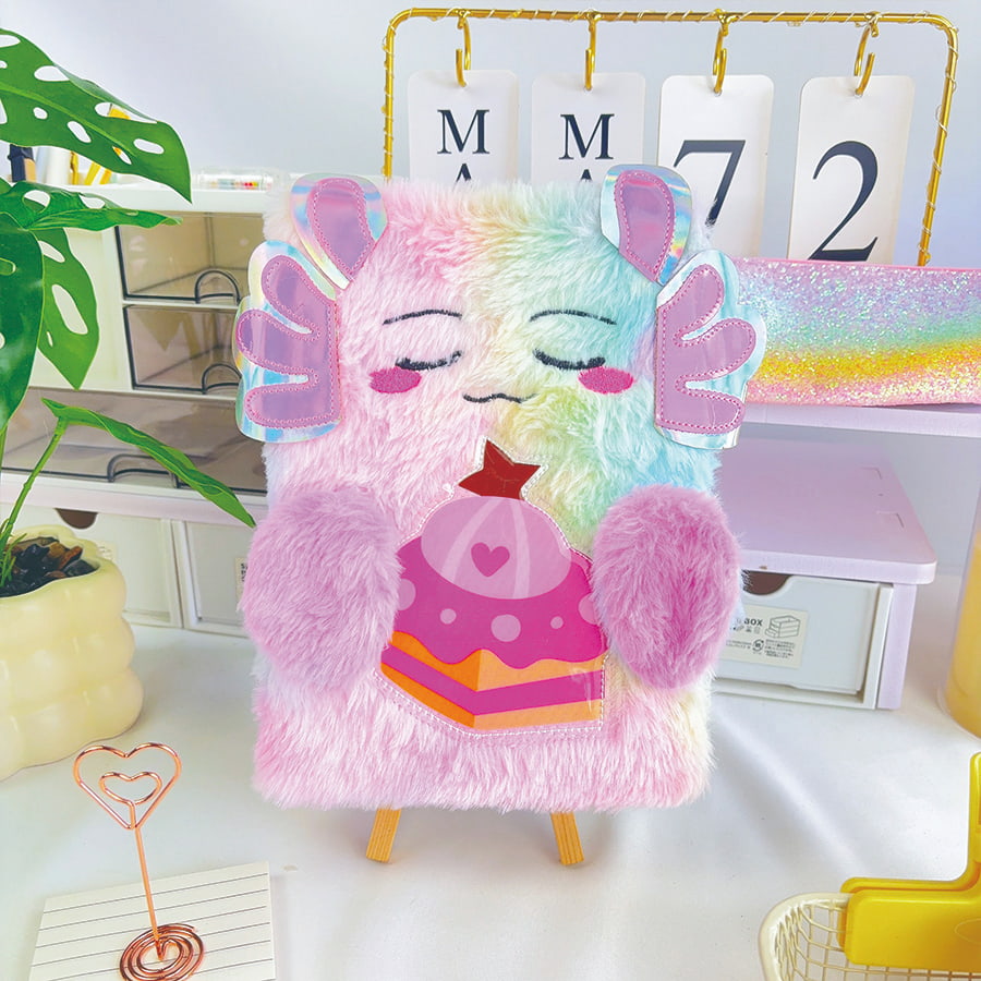 Λούτρινο σημειωματάριο A5 Cute Monster Diary