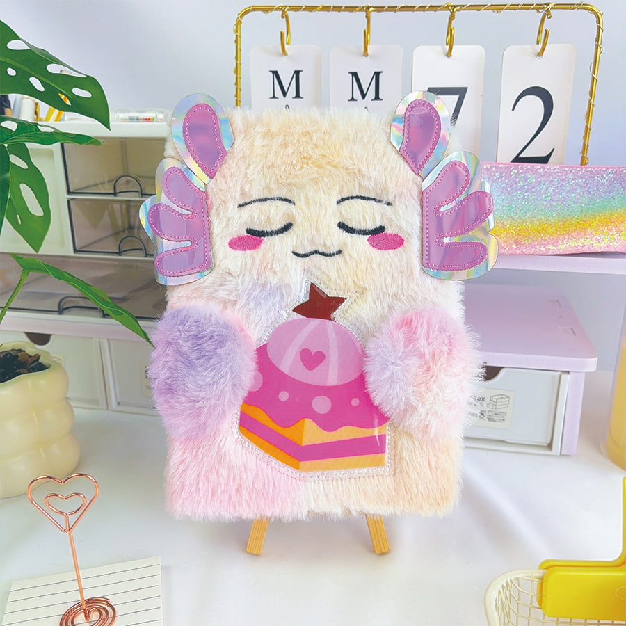 Λούτρινο σημειωματάριο A5 Cute Monster Diary